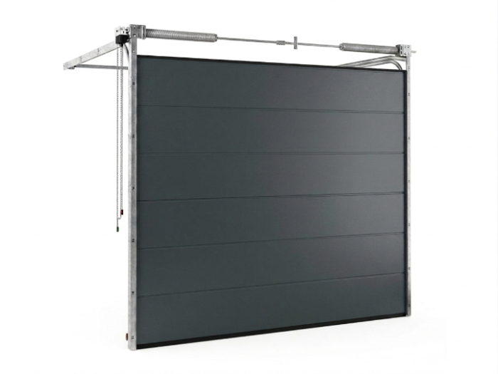 Porte Sectionnelle Gris Anthracite