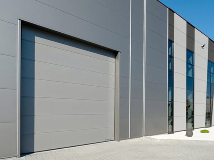 Porte sectionnelle industrielle