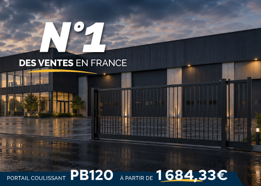 Portail industriel coulissant PB120